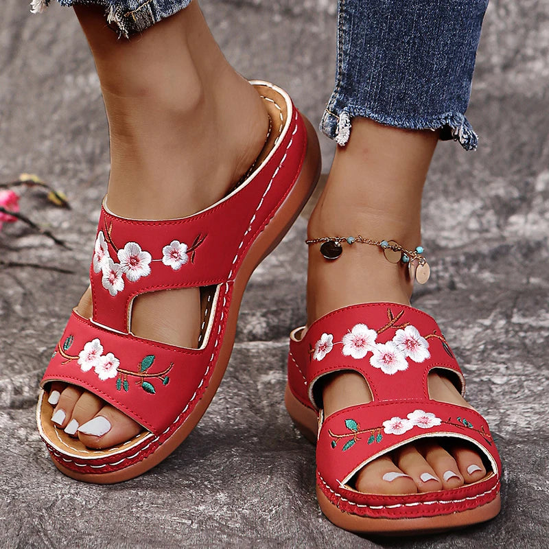 The Arabella - Casual Floral Sandals