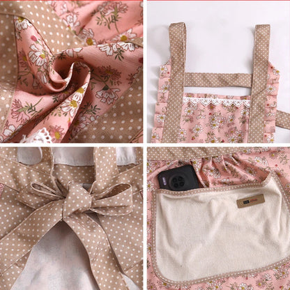 The Willow - Cute Floral Kitchen Aprons