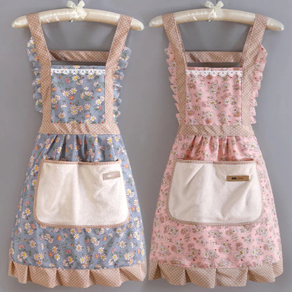 The Willow - Cute Floral Kitchen Aprons