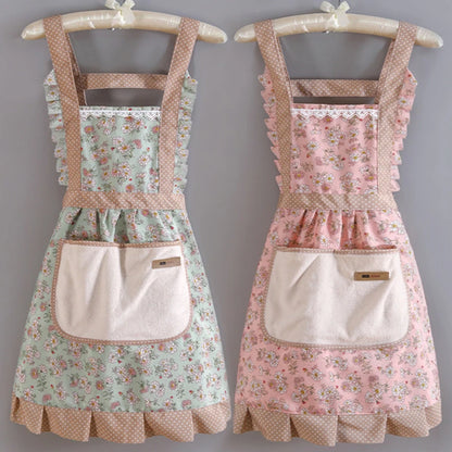 The Willow - Cute Floral Kitchen Aprons